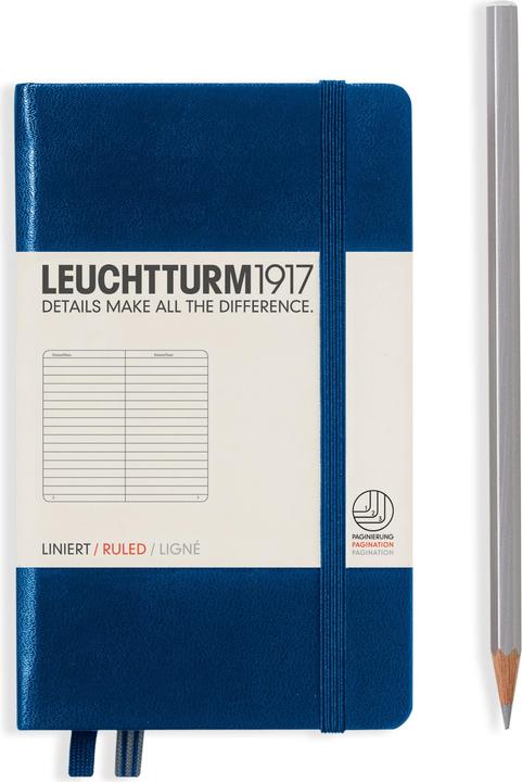 Immagine prodotto Leuchtturm1917 Tasca, Copertina rigida (A6, Righe, Copertina rigida)