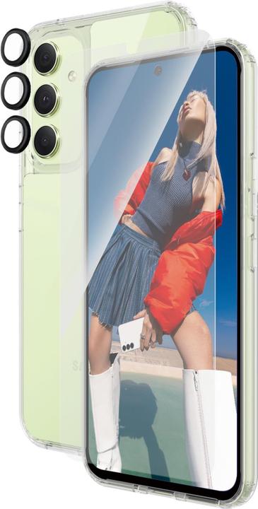 Productafbeelding PanzerGlass Bundel Ultra Wide FIt Glas + Etui + Lens (1 Stuk, Samsung Galaxy A55, Samsung Galaxy A54 5G)