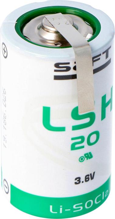 Actual product image Saft Batterie LSH 20 mit Z-Lötfahnen (1 pcs., D, 13000 mAh)