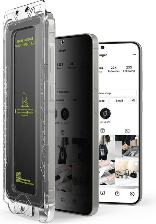 Image du produit Ringke Easy Slide 2-pack Privacy Glass for Samsung Galaxy S25 (2 pièce(s), Samsung Galaxy S25, Samsung Galaxy S24)