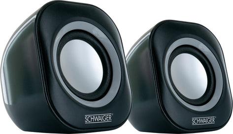 Schwaiger PC-Lautsprecher Stereo Klinke/USB
