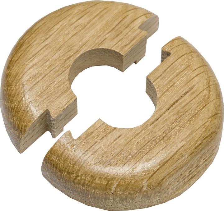 Produktbild Haro Heizkörperrosette einfach Abdeckrosette für Rohr ø 3/8" Massivholz Eiche