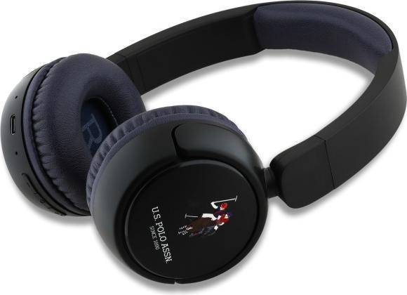 Actual product image U.S. Polo US Polo Bluetooth On-Ear Headphones USHPV6PCOV Navy DH Colour Logo (30 h, Wireless)