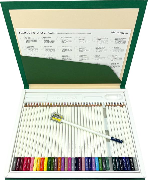 Image du produit Tombow Crayon de couleur Irojiten (Multicolore, 36 x)