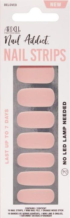 Ardell Nail Addict Nail Strips Beloved 16 Stk (Nude)