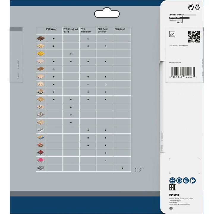 Produktbild Bosch Professional Zubehör PRO Wood Kreissägeblatt, 216 x 2.8 x 30 mm