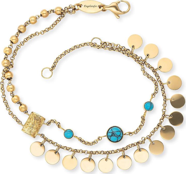 Engelsrufer Armband Lebensbaum Gold (17 cm, Edelstahl)