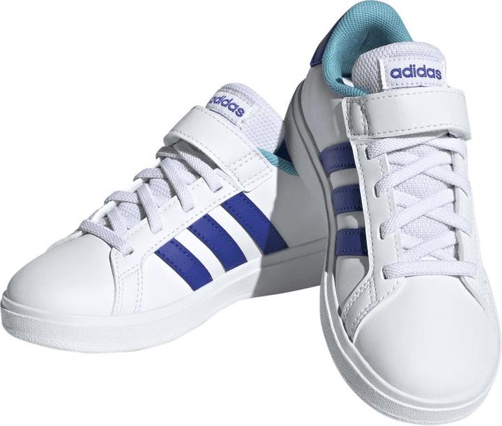 Actual product image adidas Childrens/Kids Grand Court 2.0 Elastic Strap Trainers (37.5)