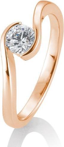 Breuning Ring Schwung 0,40-0,60 ct. (53, 585/14 K Gold)