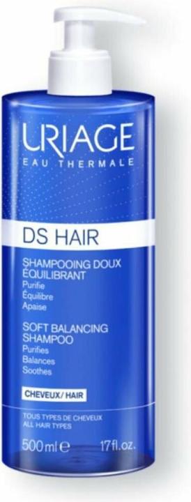 Produktbild Uriage DS Hair Soft Balancing Shampoo (500 ml, Flüssiges Shampoo)