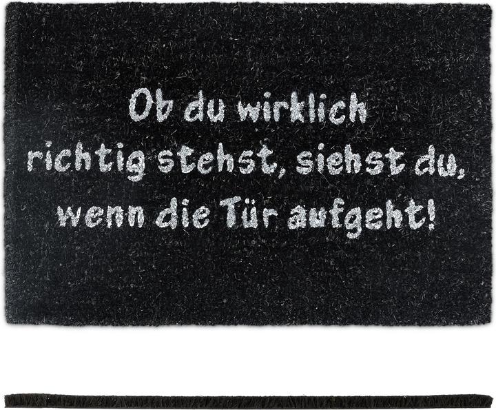 Actual product image Relaxdays Doormat coconut (40 x 60 x 1 cm)