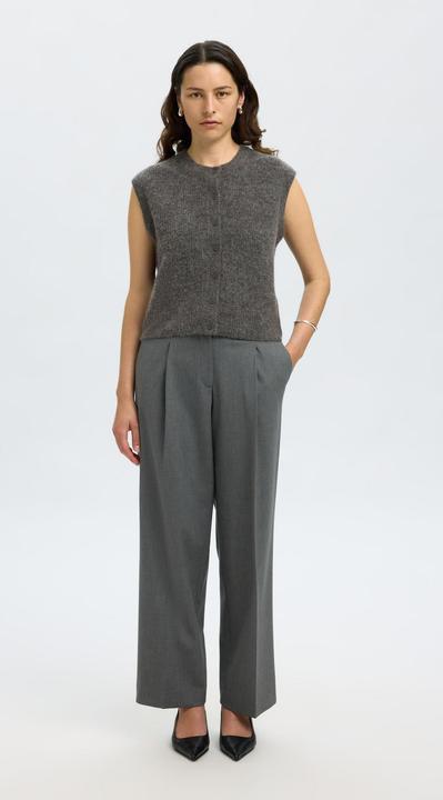 Actual product image Selected Femme Slflulu Sl Button O-Neck Vest Noos (L)