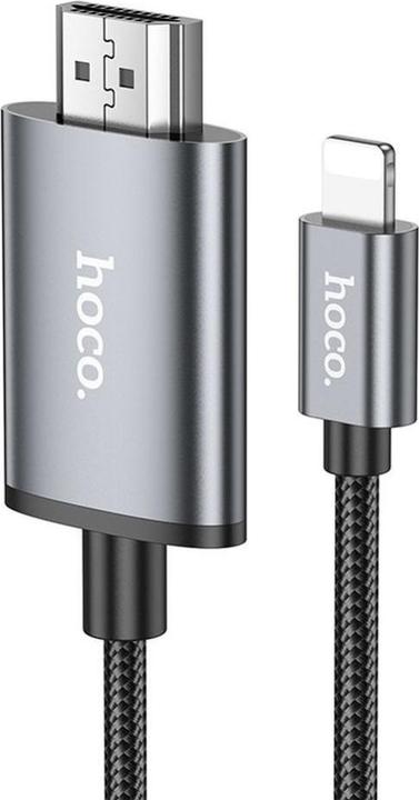 Produktbild Hoco Lightning to HDMI Video Kabel UA27, 2m, Grau (2 m, HDMI)