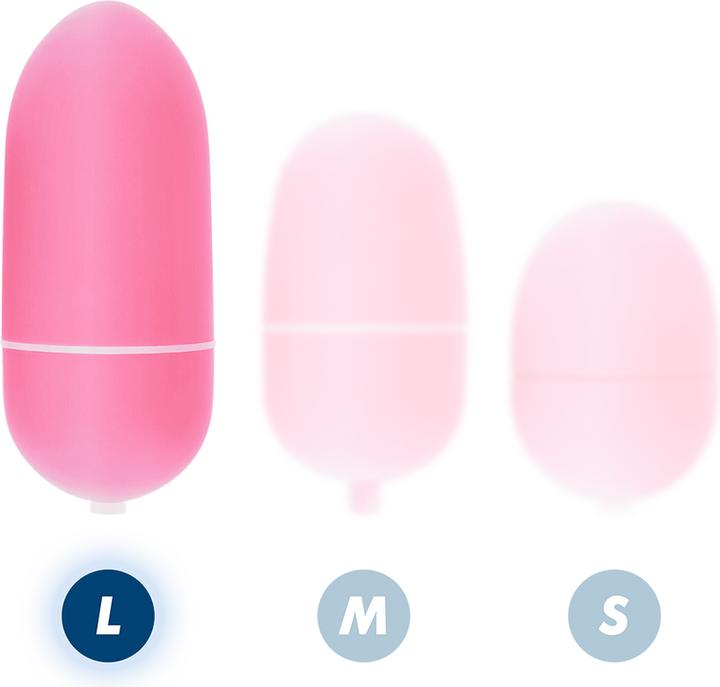 Actual product image Online Vibro egg with remote control, size L