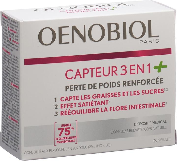 Image du produit Oenobiol Binder 3 en 1 Plus (60 pièce(s), Capsules, 60 g)