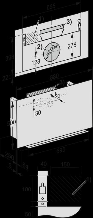 Image du produit Miele DA 9091 W 11683810 (Hotte murale)