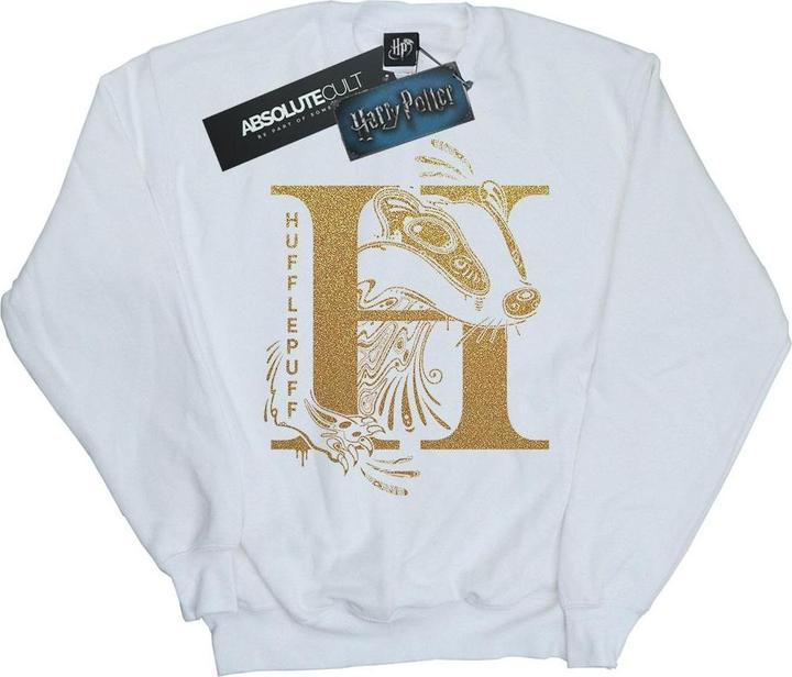 Hufflepuff Glitter Sweatshirt Mädchen