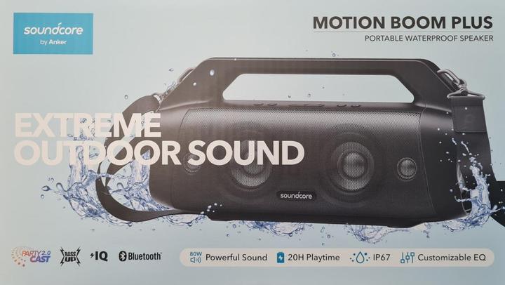 Productafbeelding soundcore Motion Boom Plus (20 h, Oplaadbare batterij)