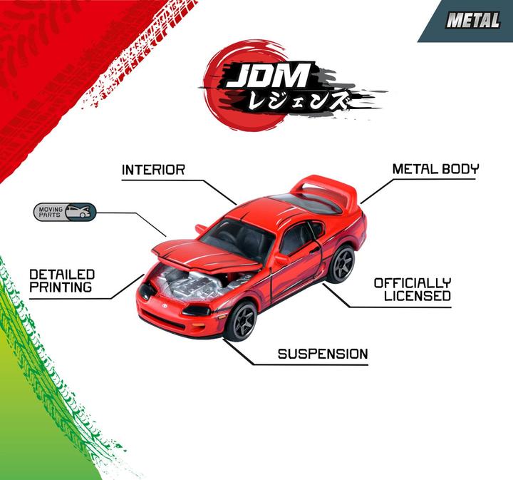 Actual product image Majorette JDM Legends Anime 5 Pieces Giftpack