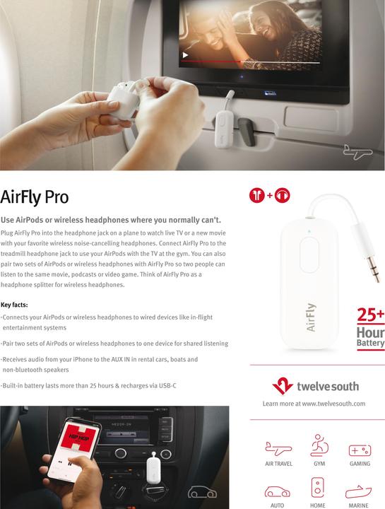 Produktbild TwelveSouth AirFly Pro (Sender & Empfänger)