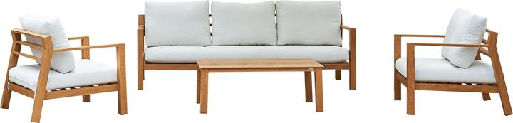 Actual product image Axi Orla lounge set 4-piece with bench, table and 2 chairs
