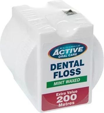 Image du produit Beauty Formulas Active Oral Care - Menthe Floss dentaire Menthe cirée 200 (200 m)