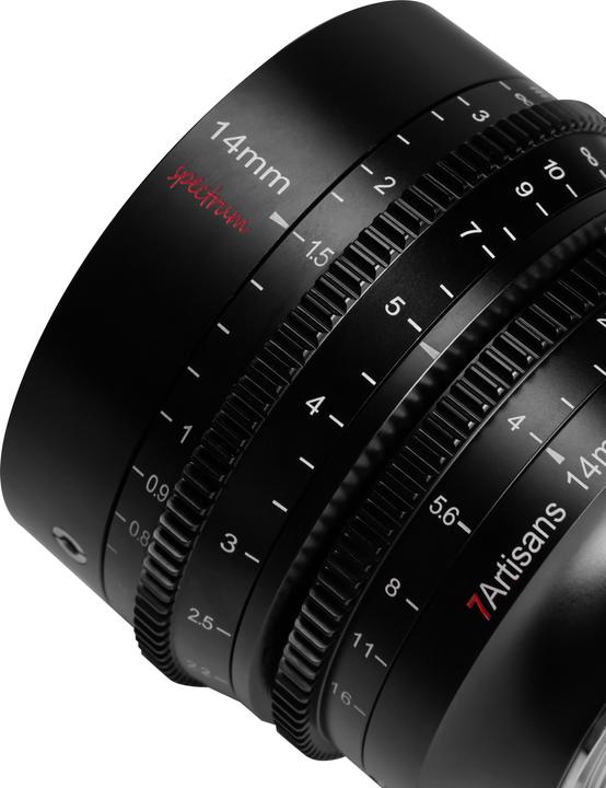 Actual product image 7artisans Spectrum 14mm T2.9 Canon RF (Canon RF, APS-C / DX)