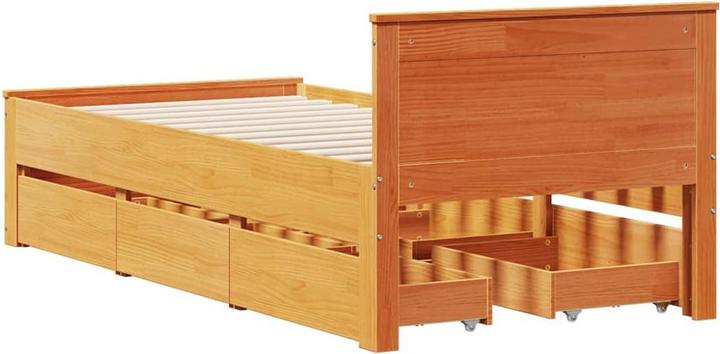 Produktbild VidaXL Bett ohne Matratze mit Kopfteil (140 x 200 cm)
