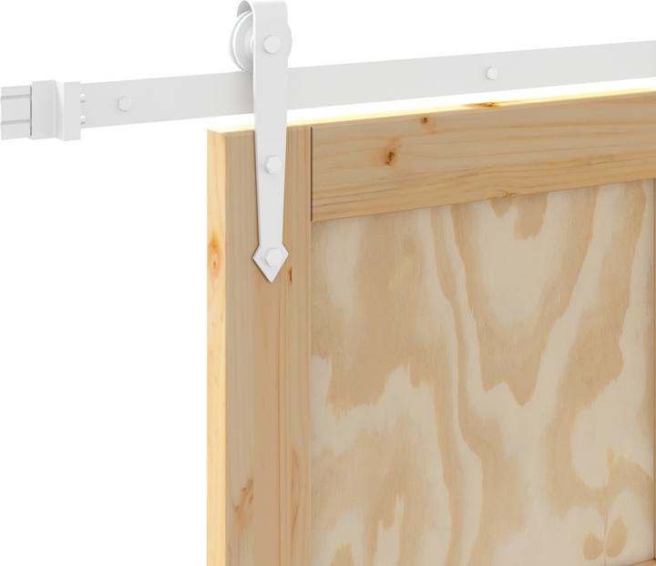 Actual product image VidaXL Sliding door with hardware set 83x202 cm solid pine
