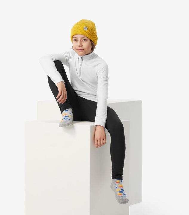 Produktbild Wedze Skiunterwäsche Funktionshose Kinder - BL 500 schwarz (164)