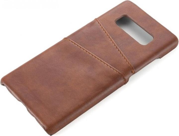 Produktbild Screenguard Samsung Galaxy S10 CardCaddy Leder Backcase mit Kartenfächern (Samsung Galaxy S10+)