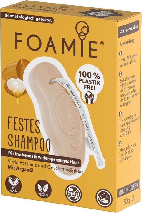 Produktbild Foamie Kiss Me Argan (80 ml, Festes Shampoo)