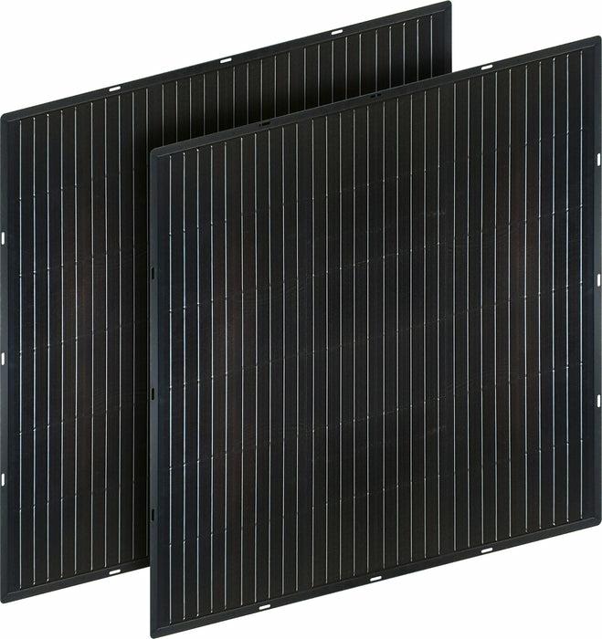 Produktbild Schwaiger Solarmodul Slim 2x 200W inkl. 1.6m Kabel (200 W, 6.90 kg)