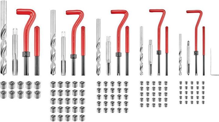Produktbild Toolcraft 131tlg. Gewindereparatursatz M5-M12