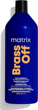 Matrix Brass Off Color Protecting Blue Toning Conditioner für aufgehelltes braunes Haar 1L (1000 ml)