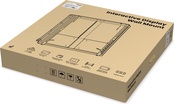 Immagine prodotto equip Staffa a parete 55"-86"/1TFT 35-65kg 1 giunto Up-Down bw (Muro, 86", 65 kg)