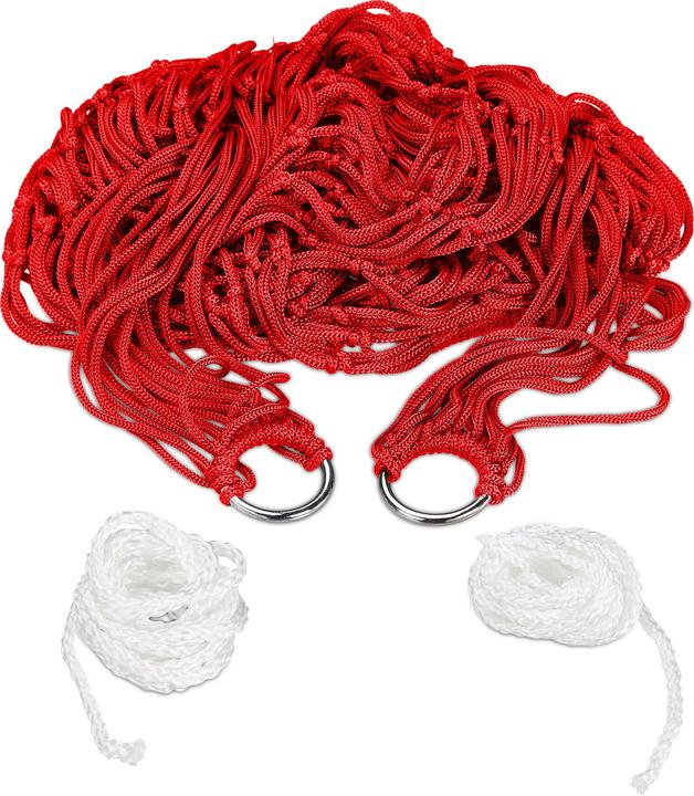 Actual product image Relaxdays Net hammock (120 kg)