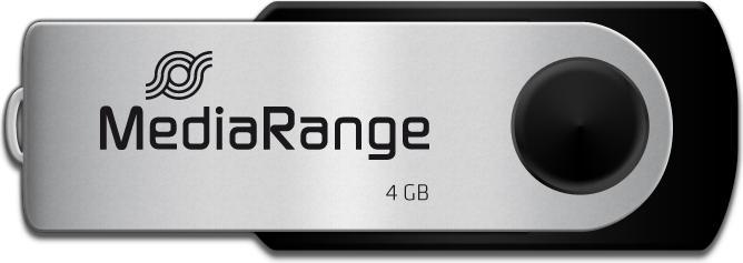 Image du produit MediaRange Lecteur flash (4 Go, USB-A)