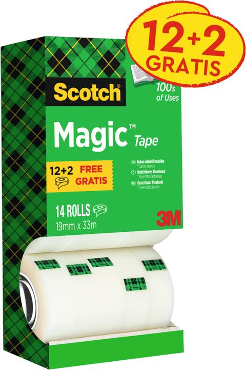 Actual product image Scotch Magic adhesive tape value pack (19 mm)
