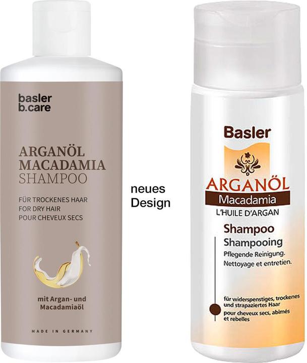 Immagine prodotto Basler Shampoo all'olio di argan e macadamia (200 ml, Shampoo liquido)