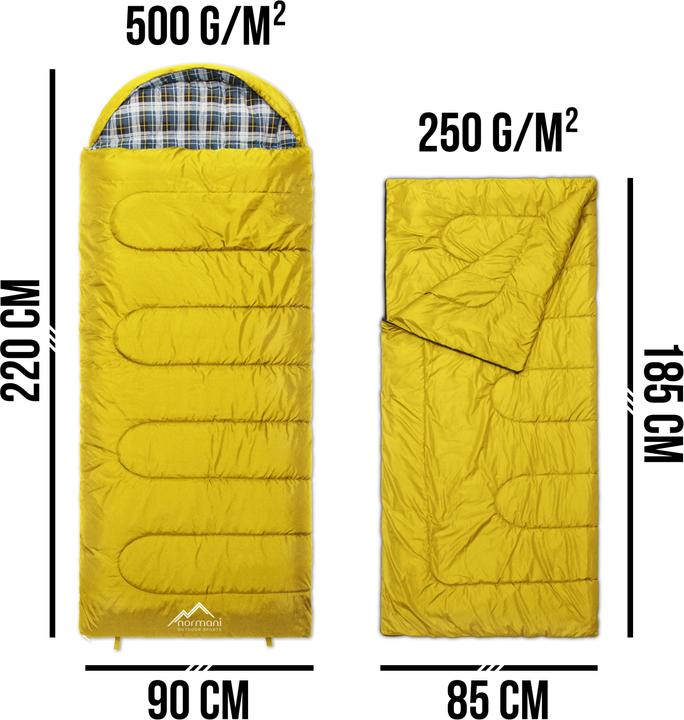 Actual product image Normani Outdoor Sleeping Bag Extreme 4-In-1 Antarctica - 2084 (220 cm)