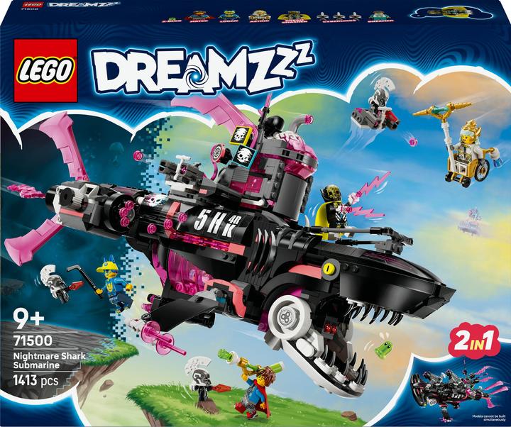 Produktbild LEGO Albtraumhai-U-Boot (71500, LEGO Dreamzzz)