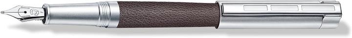 Actual product image Staedtler PREMIUM Corium S. fountain pen leather brown B (Brown, 1 x)