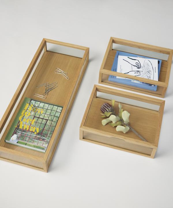 Immagine prodotto Hübsch Visualizza il vaso di vetro decorativo (40 x 30 x 12 cm)
