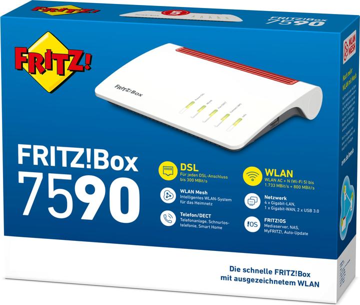 Actual product image AVM FRITZ!Box 7590 DSL