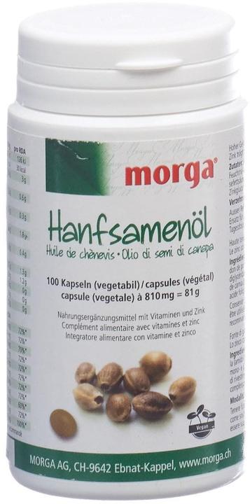 Morga Hanfsamenöl Vegicaps (1 Stück, Kapseln, 80 g)