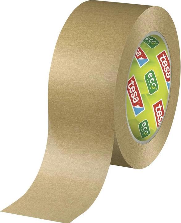 Actual product image tesa tesapack PAPER STANDARD packaging tape - 56 % bio-based material - recycling-friendly (50 mm)