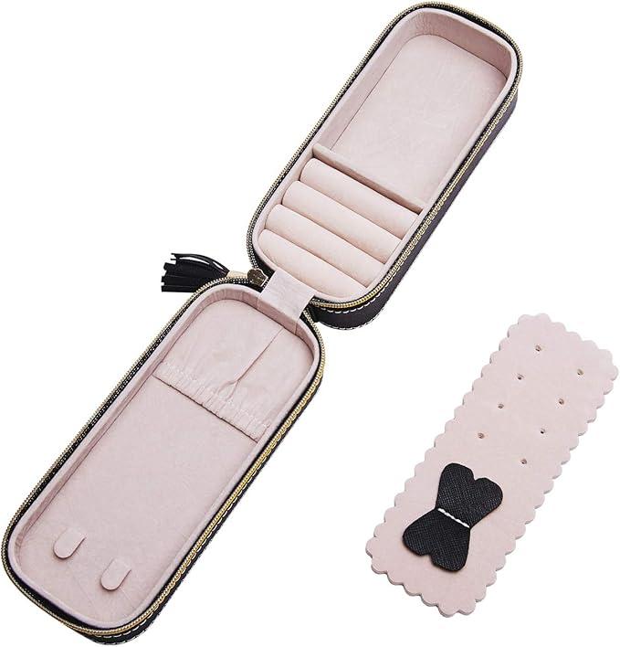 Produktbild Only-Bags.Store Travel Jewelry Box, Portable Jewelry Case, PU Jewelry Box, Small Jewelry Container, Jewelry Boxes