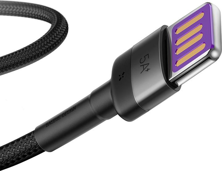 Image du produit Baseus Cafule HW Quick Charging Data cable USB Double-sided Blind Interpolation For Type-C 40W 1m Gray b... (1 m, USB 3.2 Gen 2, 40 W)