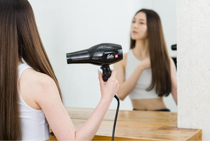 Actual product image Solis Swiss Perfection professional hair dryer